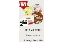 kies en mix toetjes