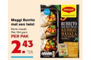 maggi burrito met een twist