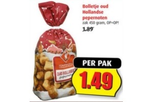 bolletje oud hollandse pepernoten