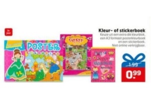 kleur of stickerboek