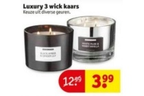 luxury 3 wick