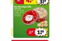 kerstkoekjes in blik