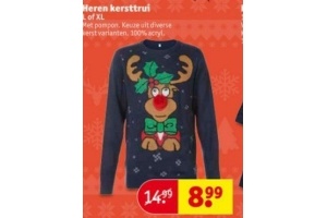 heren kersttrui