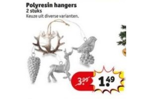 polyresin hangers