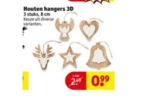 houten hanger 3d