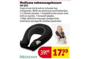 medisana nekmassagekussen