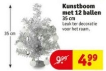 kunstboom met 12 ballen