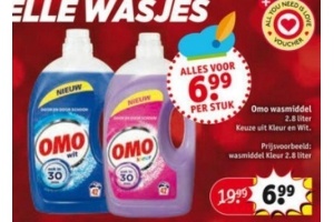 omo wasmiddel 2 8 liter