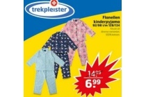 flanellen kinderpyjama