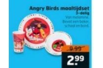 angry birds maaltijdset