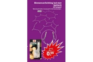 binnenverlichting led met batterij