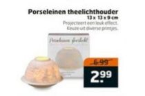 porseleinen theelichthouder