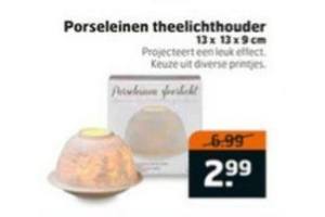 porseleinen theelichthouder