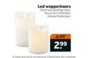 led wapperkaars