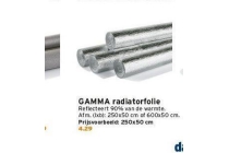 gamma radiatorfolie