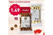 yoghurt of truffel kruidnoten