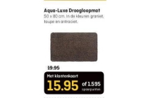 aqua luxe droogloopmat