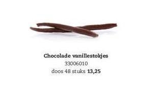 vanille stokje chocola