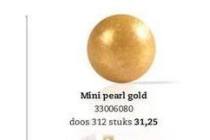 mini pearl gold