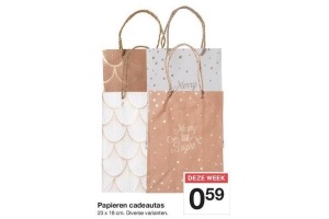 papieren cadeautas