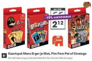 kaartspel mens erger je niet pim pam pet of stratego