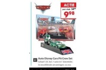 auto disney cars pit crew set