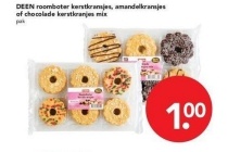 deen roomboter kerstkransjes amandelkransjes of chocolade kerstkranjes mix