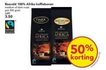 bosveld 100 afrika koffiebonen