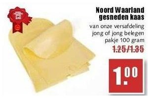 noord waarland gesneden kaas
