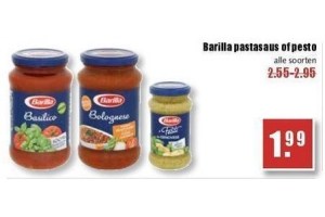 barilla pastasaus of pesto