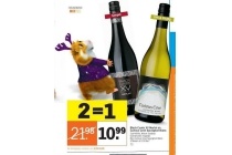 black cuvee xv merlot en curious cove sauvignon blanc