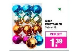 disco kerstballen