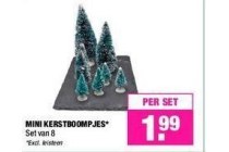 mini kerstboompjes