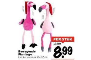 bewegende flamingo