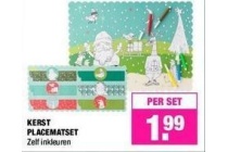 kerst placematset