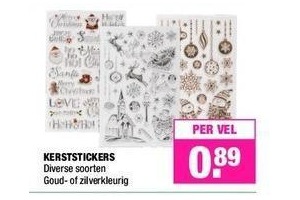 kerststickers