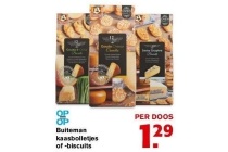 buitemans kaasbolletjes of biscuits