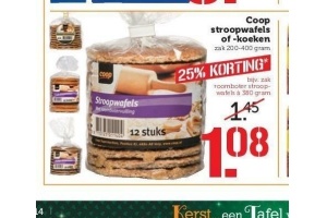 coop stroopwafels of koeken