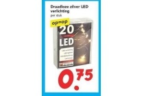 draadloze zilver led verlichting