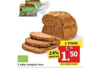 2 halfjes biologisch bruin