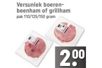 versuniek boeren beenham of grillham