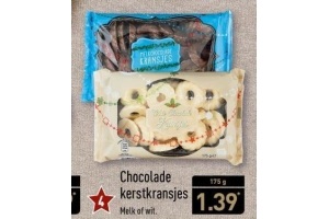 chocolade kerstkransjes