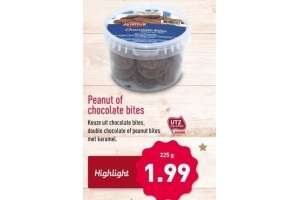 aviateur peanut of chocolate bites
