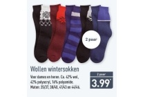 wollen wintersokken