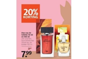 etos eau de toilette 50 ml en 100 ml