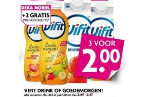 vifit drink of goedemorgen