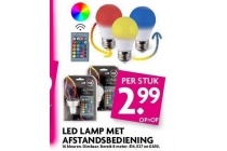 led lamp met afstandsbediening