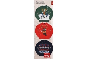 heren kersttrui