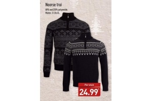 Noorse trui nu voor maar €24,99 Beste.nl Noorse Trui Aanbieding bij Aldi