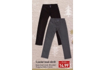 5 pocket broek slimfit